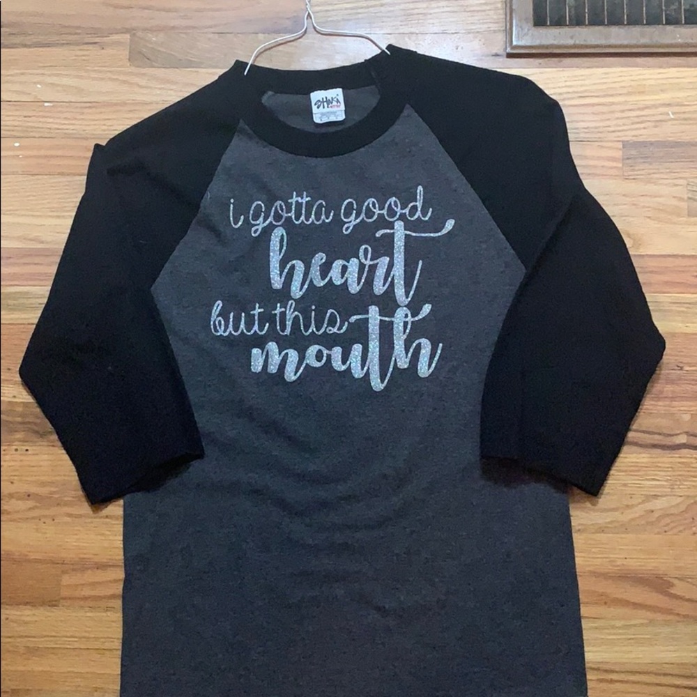 3/4 sleeve boutique shirt